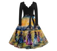 TOFOTL Vestiti Medievali Donna Degli Costume Rinascimentale Da Vestiti Halloween Curvy Nero Dea， Halloween Adulto Costumes Regina， Estivo， Dracula， Abbigliamento Gotico Donna 18-Rosso Scuro L