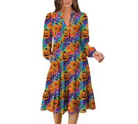 TOFOTL Vestito Dracula Adulto Abito Frida Kahlo Costume Sposa Elisabetta Gothel Camicia Medievale Di Abito Da Donna Di Halloween Hocus Bride Regina E Wanda Maximoff Costume 99-Viola M