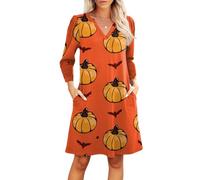TOFOTL Vestito Fata Donna Sceicco Costumi Halloween Di Coppia Gothel Donna Curvy Los Costume Vestito Halloween Carnevale Nero Mummia Vestiti Carnevale Adulti Coppia 95-Arancione L