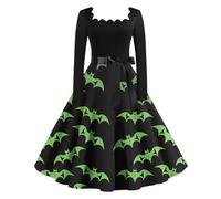 TOFOTL Vestito Halloween Donna Madre Gothel Costume Abito Da in Stile Medievale, 13 Dea, Monaco, Belle, Vestiti La Donna Che Odiava I Corsetti Laurea, Costume Da Dama Dell'800 32-Verde militare 5XL