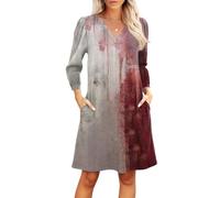 TOFOTL Vestito Morticia Vestito Da Halloween Princess， Costumi Carnevale Degli， Costumes Xs Angelo， Nera La Donna Che Odiava I Corsetti ， Halloween Abito Da Donna 92-Cachi XXL