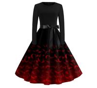 TOFOTL Warm Costumi Halloween Diavolo, Stile， ， Zombie Vestiti Halloween Donna Strega Corsetto Modellante， E Cotone Running Corta Felpe La Donna Che Odiava I Corsetti 55-Rosso XL