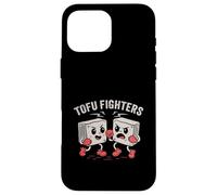 Tofu Fighters - Divertente gioco di parole vegano - Umorismo musicale a base vegetale Custodia per iPhone 16 Pro Max