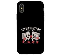 Tofu Fighters - Divertente gioco di parole vegano - Umorismo musicale a base vegetale Custodia per iPhone X/XS
