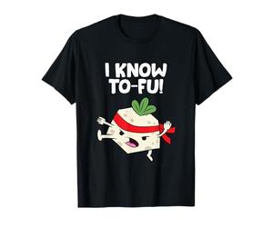 Tofu Vegano Conosco Il Karate Tofu Kung Fu Tofu Maglietta