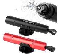 TOFURT 2 pezzi Martello di emergenza auto con taglierina per cinture, 2 in 1 Taglia Cinture di Sicurezza e Rompivetro, Martelletto Frangi Vetro per Auto, Automobili, Autobus e Altri Veicoli