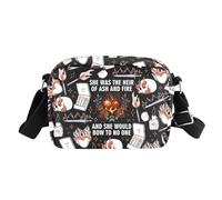 Tog Fireheart Borsa a tracolla Fireheart Regali She Was Not Afraid Tog Regalo Libro Amante Regali Bookish Regalo Fantasy Borsa a tracolla