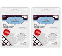 Toga 3D Foam Squares, bianco (Confezione da 2)