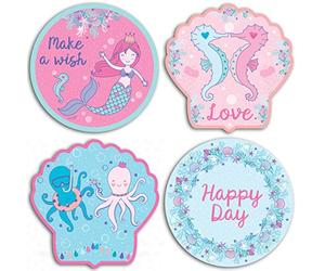 Toga 4 Adesivi Sous La Mer, Multicolore, Non Applicabile