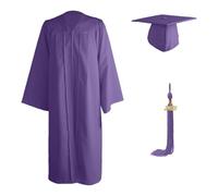 Toga da Laurea per Adulti Abito da Laurea Universitaria con Cappello e Ciondolo Perfetto per Cerimonie di Laurea e Eventi Accademici 2025