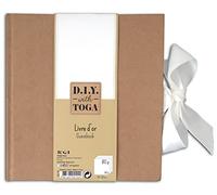 Toga Draeger by Libro degli Ospiti, Carta Kraft, 20 x 20 cm