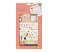 Toga - Kit di decorazione Bullet Journal, floreale, arancione e verde, taglia unica