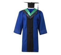 Toga Laurea Unisex Microfibra Toga da Laurea Uomo Leggera Per i diplomati delle scuole superiori e universitari del 2026 Costume Università Tocco Cappello Celebrazioni