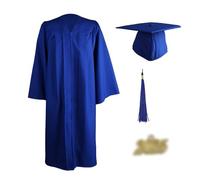 Toga Laurea Unisex Microfibra Toga da Laurea Uomo Leggera Per i diplomati delle scuole superiori e universitari del 2026 Costume Università Tocco Cappello Celebrazioni