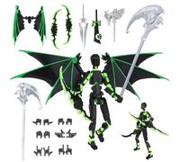 TOGETDREAM T13 Action Figure, Figura d'azione T13 con 6 armi e 6 mani Stampa 3D di Figure Mobili Multi-Snodate Multi-Snodate Lucky 13 Action Figure di Robot per Decorazione Desktop/Regalo