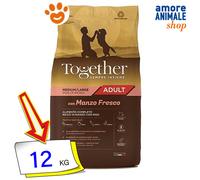 Together Dog Adult Medium Large Manzo Cibo Secco Cani 12 Kg