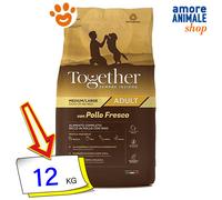 Together Dog Adult Medium Large Pollo Cibo Secco Cani 12 Kg