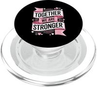 Together We Are Stronger Retro Banner Solidarietà Citazione PopSockets PopGrip per MagSafe