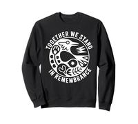 Together We Stand in Remembrance unità Uccello Emblema Felpa