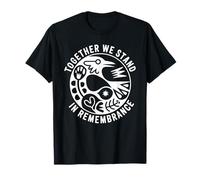 Together We Stand in Remembrance unità Uccello Emblema Maglietta