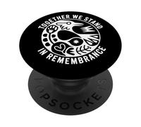 Together We Stand In Remembrance Unità Uccello Emblema PopSockets PopGrip Adesivo