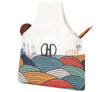 TOGETRUE Borsa per filati, borsa tote per lavori a maglia, borsa leggera per riporre i filati, borsa da polso per lavoro a maglia, borse per filati all'uncinetto, tenere filati, ferri da maglia