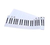TOGEVAL 1 Pezzo Guida Pratica per Tastiera Adesivo per Pianoforte per Principianti e Insegnanti Stampa e Meticolosa per Apprendimento e Pratica Veloce