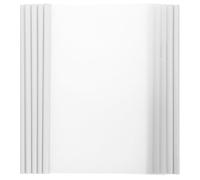 TOGEVAL 10 pezzi Cartelle Report Trasparenti con Barra Scorrevole Organizer Documenti Multiuso per Ufficio Portadocumenti in Acetato Resistente Clip Sicura per Documenti per Contabili e