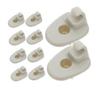 TOGEVAL 10 Pezzi Clip Base Parasole Nylon Resistente Supporto Antivibrazione per Visiera Compatibile Montaggio Rapido e Semplice