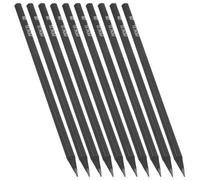 TOGEVAL 10 pezzi Matite Professionali Nero Hexagonali per Schizzi e Ombreggiature con Impugnatura Antiscivolo per Disegno Dettagliato e Uso Immediato