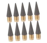 TOGEVAL 10 pezzi Mine per Scrittura Eterna senza Inchiostro Punte Sostituibili Antigraffio senza Bisogno di Temperare Leggere e Compatte per Scrittura Disegno e Schizzi in Ufficio e