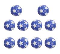 TOGEVAL 10 Pezzi Palline Calciobalilla in Plastico Blu per Tavolo Calcio Balilla Resistente e Non Deformabile per Premi di Competizione e Attività di Gioco