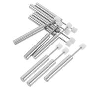 TOGEVAL 10 Pezzi Pistoni Ammortizzatori per Pattumiera Meccanismo Chiusura Morbida con Supporti Robust Ammortizzatori in Acciaio Resistente per Coperchi Silenziosi e Resistenti