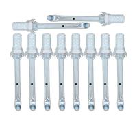 TOGEVAL 10 pezzi Ugelli Spray Raffreddamento Pneumatici per Camion Accessori Spruzzatore Acqua per Mozzo Ruota Ugello in Metallo Resistente Alta Pressione Distribuzione Uniforme per