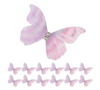 TOGEVAL 100 Pezzi Fermagli Capelli Farfalla in Tulle Doppio Strato per Costume Antico Cinese Han e Accessori Natalizi Clip Decorativa per Ragazze e Donne
