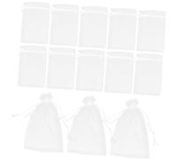 TOGEVAL 100 Pezzi Sacchetti Regalo in Organza Sacchetti con Coulisse per Gioielli e Caramelle Buste Regalo Eleganti per Feste Matrimoni e Bomboniere Dimensioni