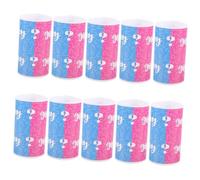 TOGEVAL 10pezzi Adesivi Decorativi Per Bottiglie Per Gender Reveal e Shower Etichette Boy Girl Per Festeggiamenti e