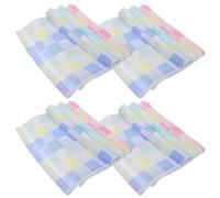 TOGEVAL 12 Pezzi Panni Antiruttino in Cotone per Ragazzo Ragazza Asciugamani Assorbenti Multifunzionali e Delicati Bavaglini Colorati per Uso Quotidiano e Regali per Genitori