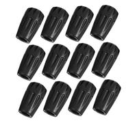 TOGEVAL 12 pezzi Puntali Antiscivolo per Bastoni Trekking Gommini Sostitutivi in PVC Resistenti per Bastoncini da Passeggio e Nordic Walking Accessori per Escursionismo e Passeggiate