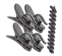 TOGEVAL 15 Clip per Microfono in Plastica Piccole per Gestione Cavi Auricolari e Filo Microfono, Morsetti per Cavi da Bavero Resistenti, Clip per Abbigliamento Multiuso per Riunioni