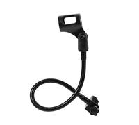 TOGEVAL 1pezzi Microfono Regolabile Da Tavolo Con Struttura Clip- Per Conferenze Karaoke Compatibile Con La Maggior Parte Dei Microfoni Colore Nero