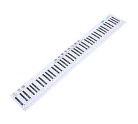 TOGEVAL 1pezzi Piano Keyboard Note Chart Adesivo Pratico Per Pianoforte Tasti Guida Visiva Per Principianti Migliora Efficienza Di Apprendimento e Insegna Le Note Design
