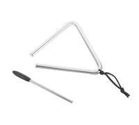 TOGEVAL 1set Strumenti Musicali Per Ragazza Triangolo Percussivo Bacchetta Strumento Portatile Per Lezioni e Esperienze Educative