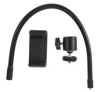 TOGEVAL 1set Supporto Per Smartphone Con Tubo Flessibile e Adattatore Per Treppiede Multiuso Per Streaming e Riprese Compatibile Con Vari Modelli Di Telefono