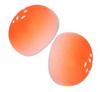 TOGEVAL 2 Pezzi Beauty Face Makeup Puff Bread Shape Non Absorbent Sponge For Foundation Powder Dry Wet Dual Use Sensitive Skin
