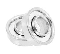 TOGEVAL 2 pezzi Cuscinetti Ruote Anteriori per Sedia Rotelle in Acciaio Carbonio Cuscinetto Coppa per Forcella e Albero Ricambi Resistenti per Maggiore Stabilità e Sicurezza