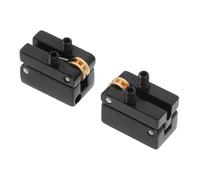 TOGEVAL 2 Pezzi Headless Electric Guitar Saddles Tailpiece Roller Replacement For Stable Tuning And Smooth String Contact Easy Installation For Professional Performance