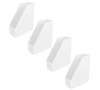 TOGEVAL 2 pezzi Organizer da Scrivania in Plastica Scaffale Verticale Porta Documenti e Riviste Portariviste Casa e Ufficio Contenitore Pratico per File e Fascicoli Design Moderno e