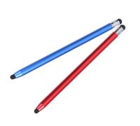 TOGEVAL 2 Pezzi Penne Stilo Leggere in Tablet e Smartphone Touch Screen Capacitivo Doppia Punta Colori Rosso e Blu Scuro Compatibili con Tutti i Dispositivi Capacitive