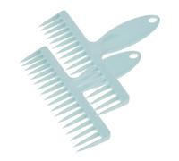 TOGEVAL 2 pezzi Pettine per Rimozione Capelli per Scopa in Durevole Spazzola Pulizia Antigraffio con Denti Speciali per Rimuovere Pelucchi e da Tappeti e Scope